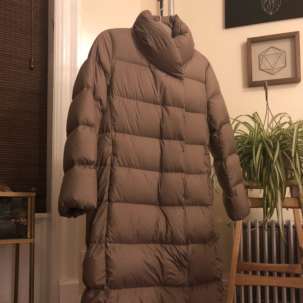 uniqlo • ultra light and long down coat / xxs